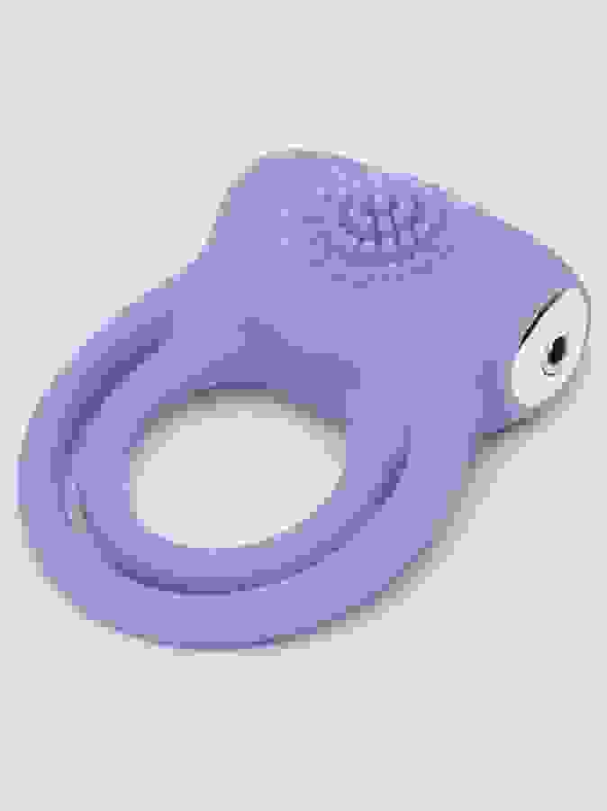 Lovehoney Luxury 12 Function Rechargeable Silicone Love Ring, Purple, hi-res